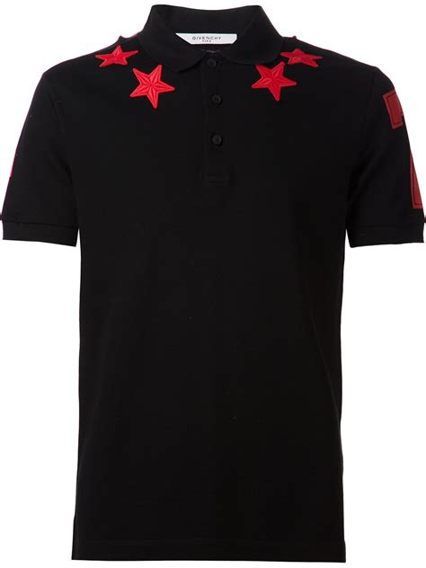 givenchy polo shirt stars|givenchy t shirts.